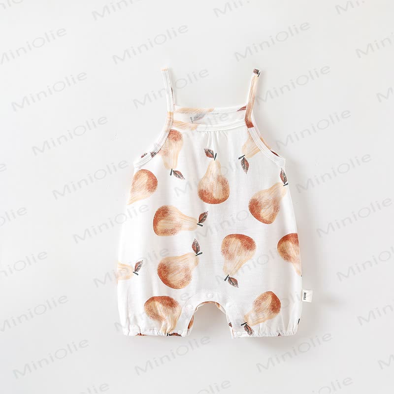 Baby Animal Print Romper - White - 3-4T - image 4