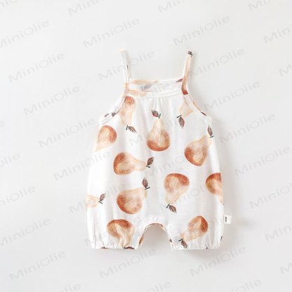 Baby Animal Print Romper - White - 3-4T - image 4