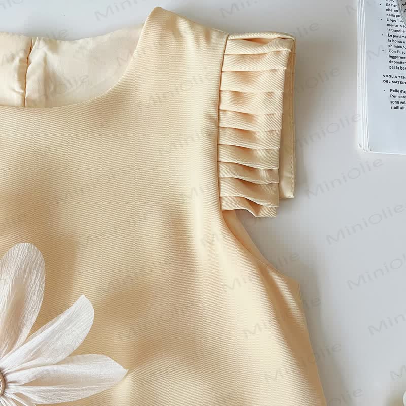 Toddler 3D Flower Sleeveless Graceful Dress - image 21