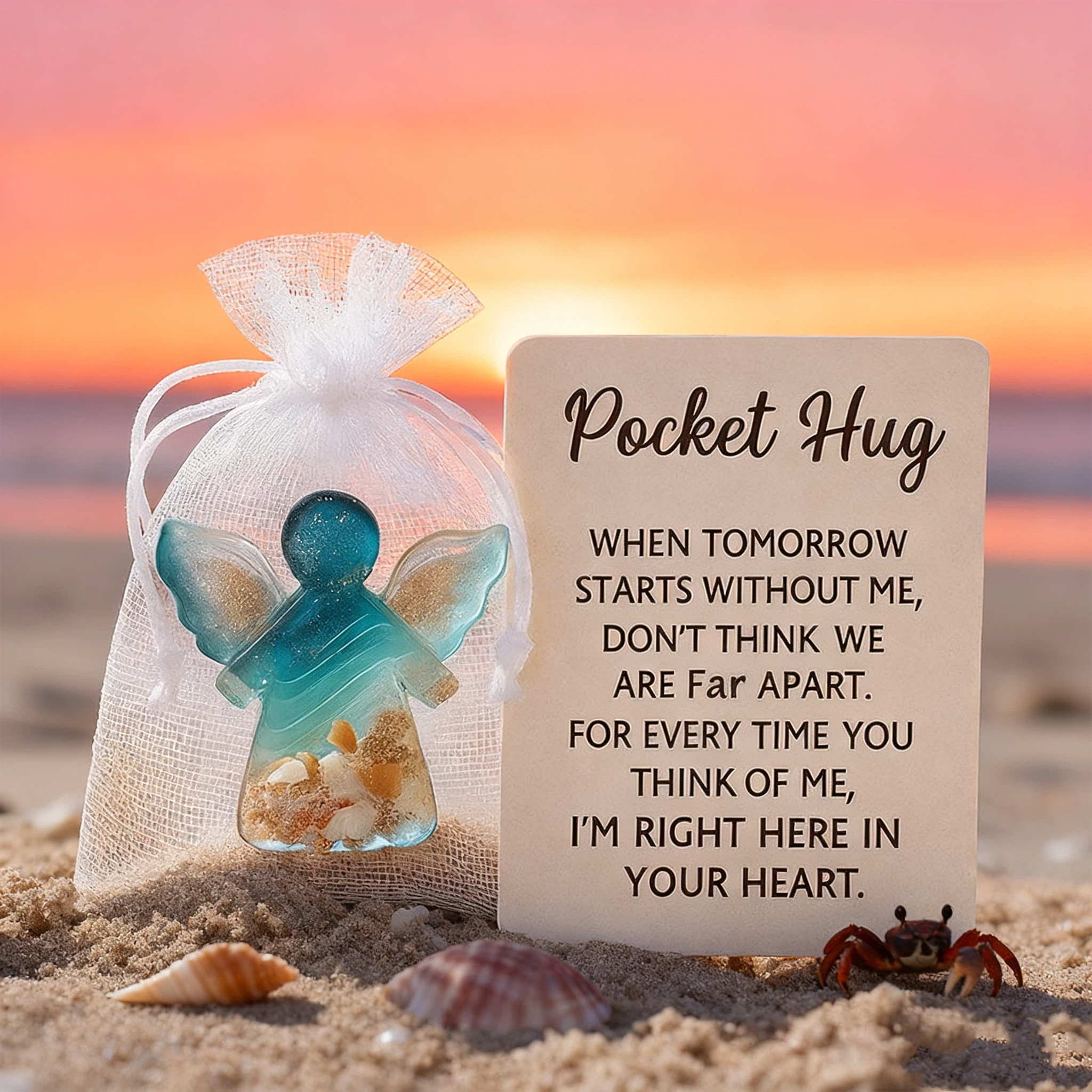 Angel Pocket Hug in Memory of the Dead