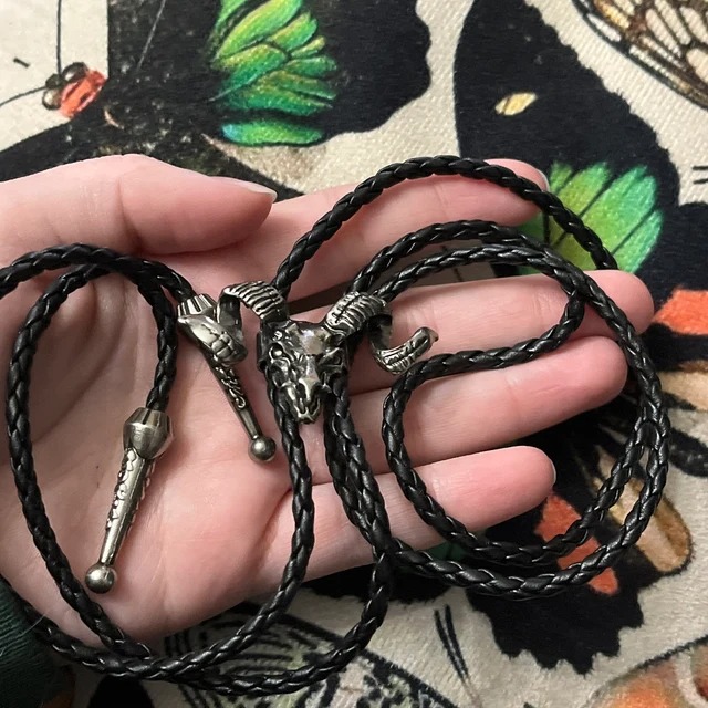  Ram Skull Bolo Tie