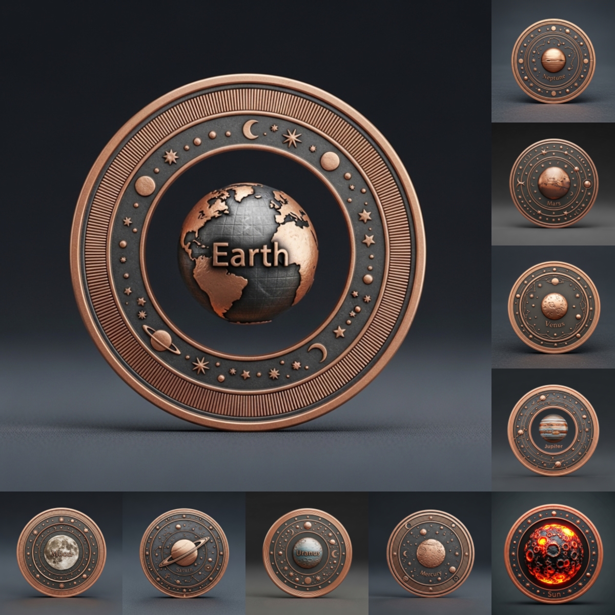 Solar System Commemorative Coins