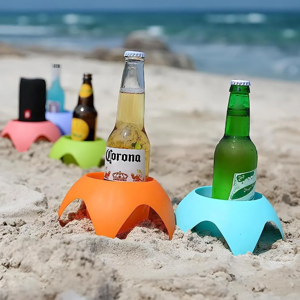 Beach Drink Cup Holder Sand Coasters