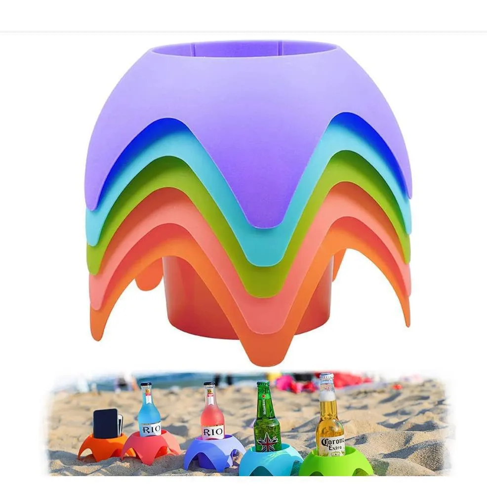 Beach Drink Cup Holder Sand Coasters