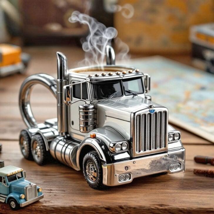 Handcrafted Truck Coffee Mug