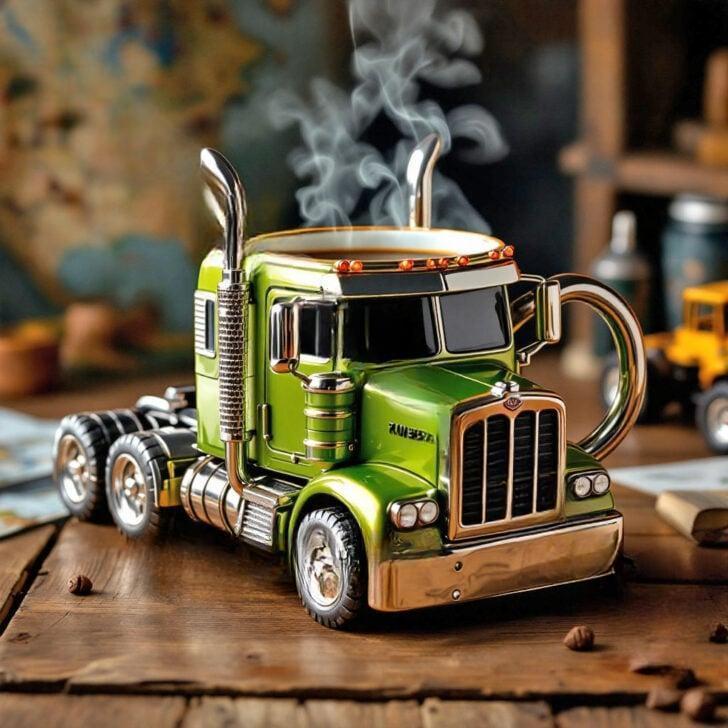 Handcrafted Truck Coffee Mug