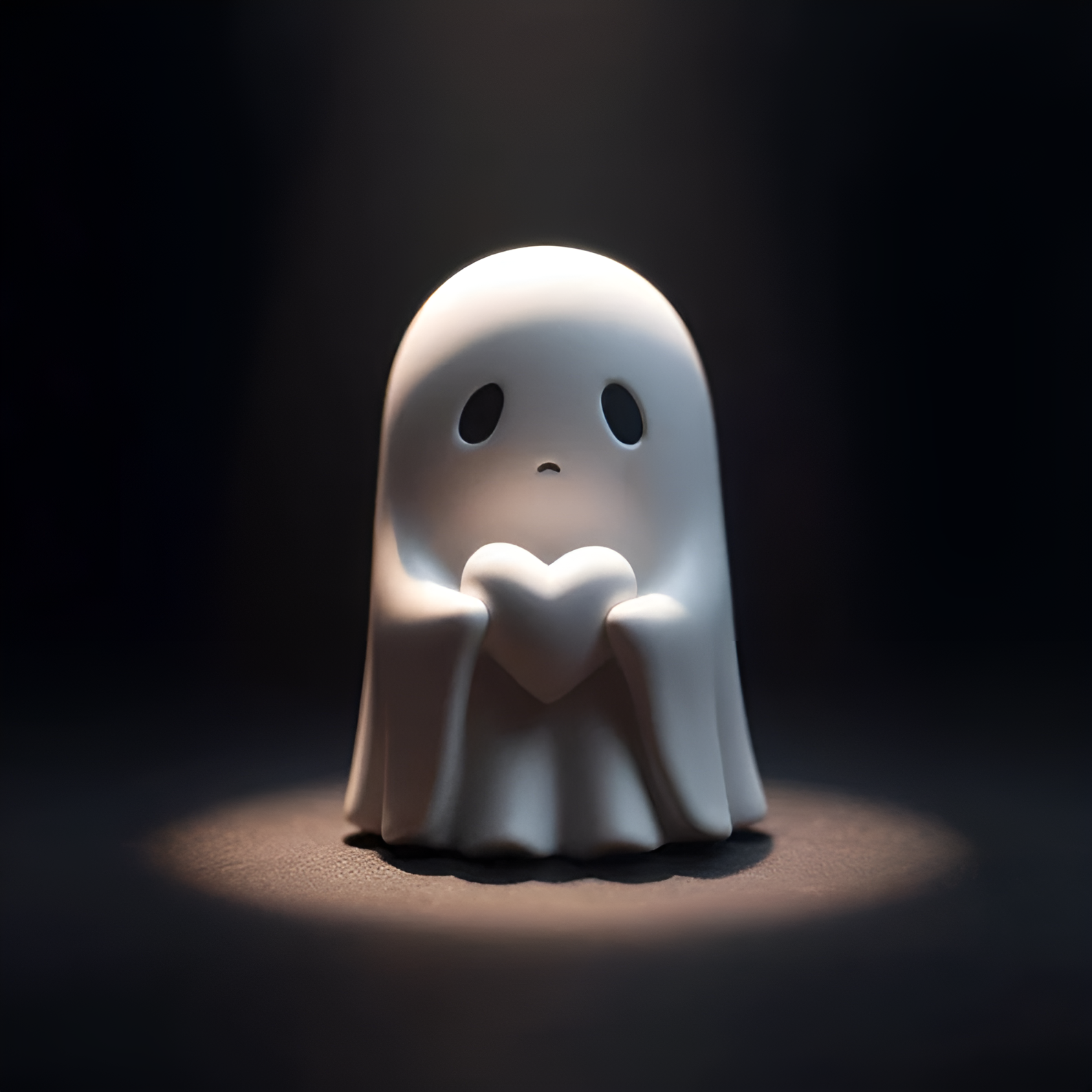 👻✨UNFRIENDLY GHOST 3D PRINTED MIDDLE FINGER