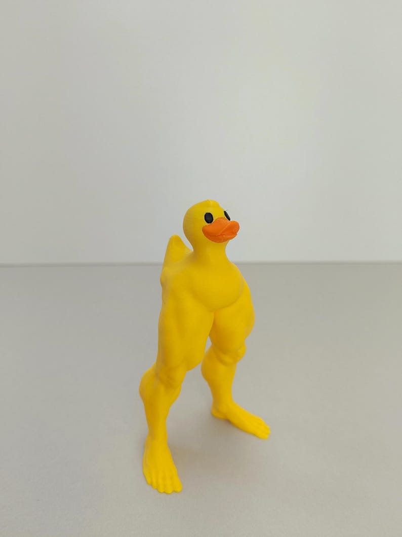 🦆Muscular Legs Duck💪 -Never skip legs day！