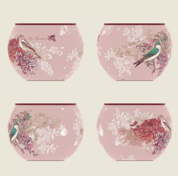 🧩Bird and Flower Puzzle Flowerpot