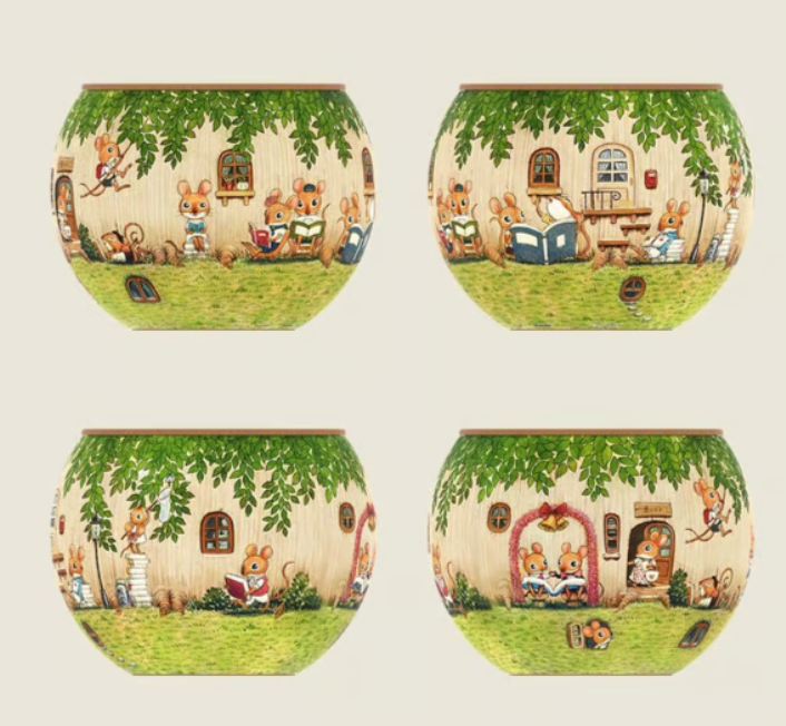 🧩Bird and Flower Puzzle Flowerpot