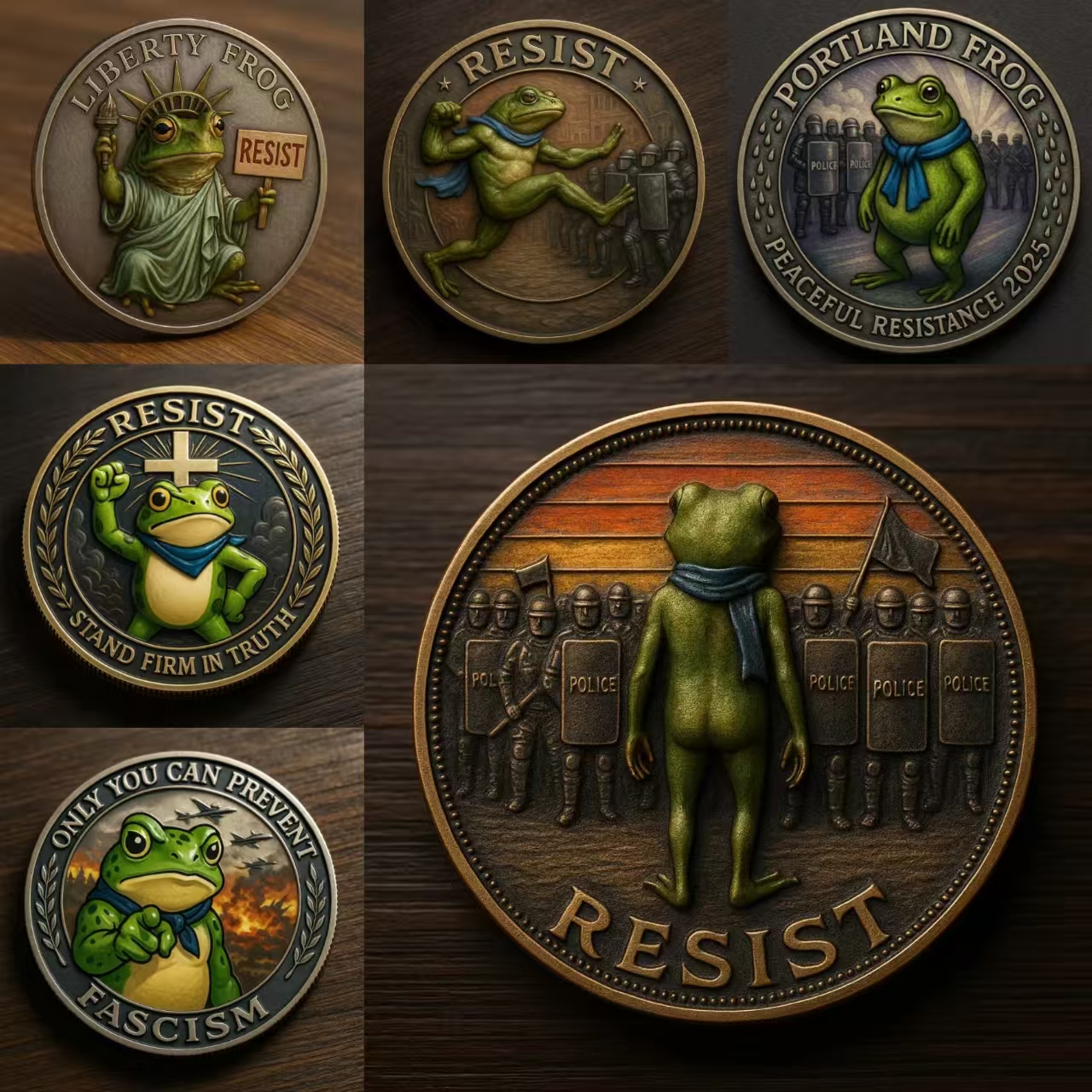 🐸 Truth & Freedom Frog Tokens