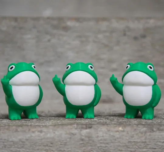 😲Rude Animals Figurine with Middle Finger Series