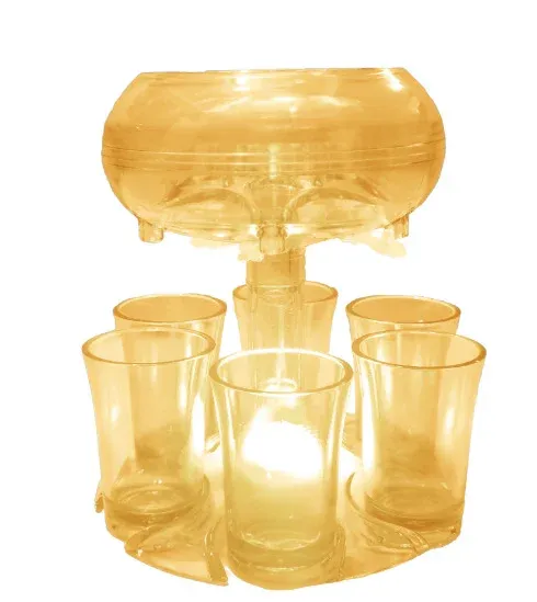 💥HOT SALE 50% OFF - Party Pouring Artifact🥂6 Shot Glass Dispenser and Holder