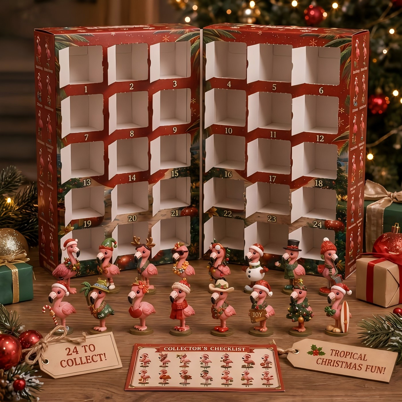 🦩 2026 Christmas Flamingo Advent Calendar – Every Day Brings New Surprises 🎄✨