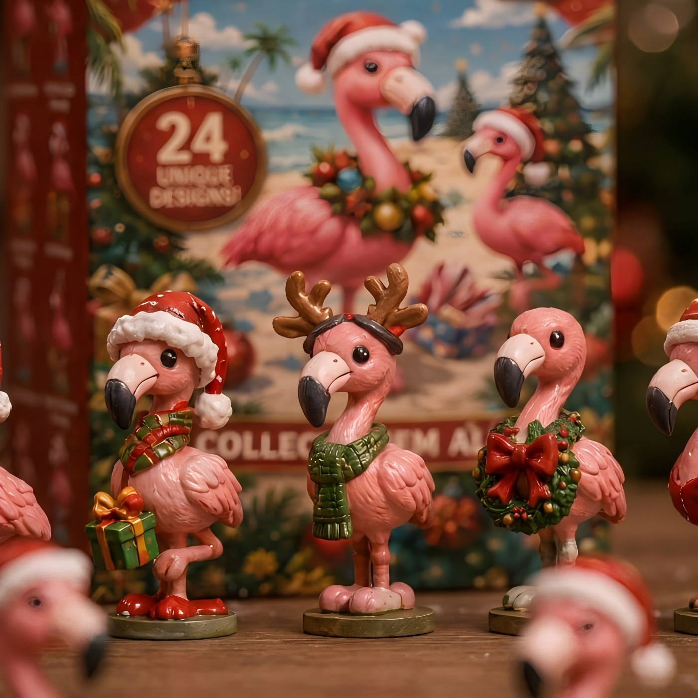 🦩 2026 Christmas Flamingo Advent Calendar – Every Day Brings New Surprises 🎄✨
