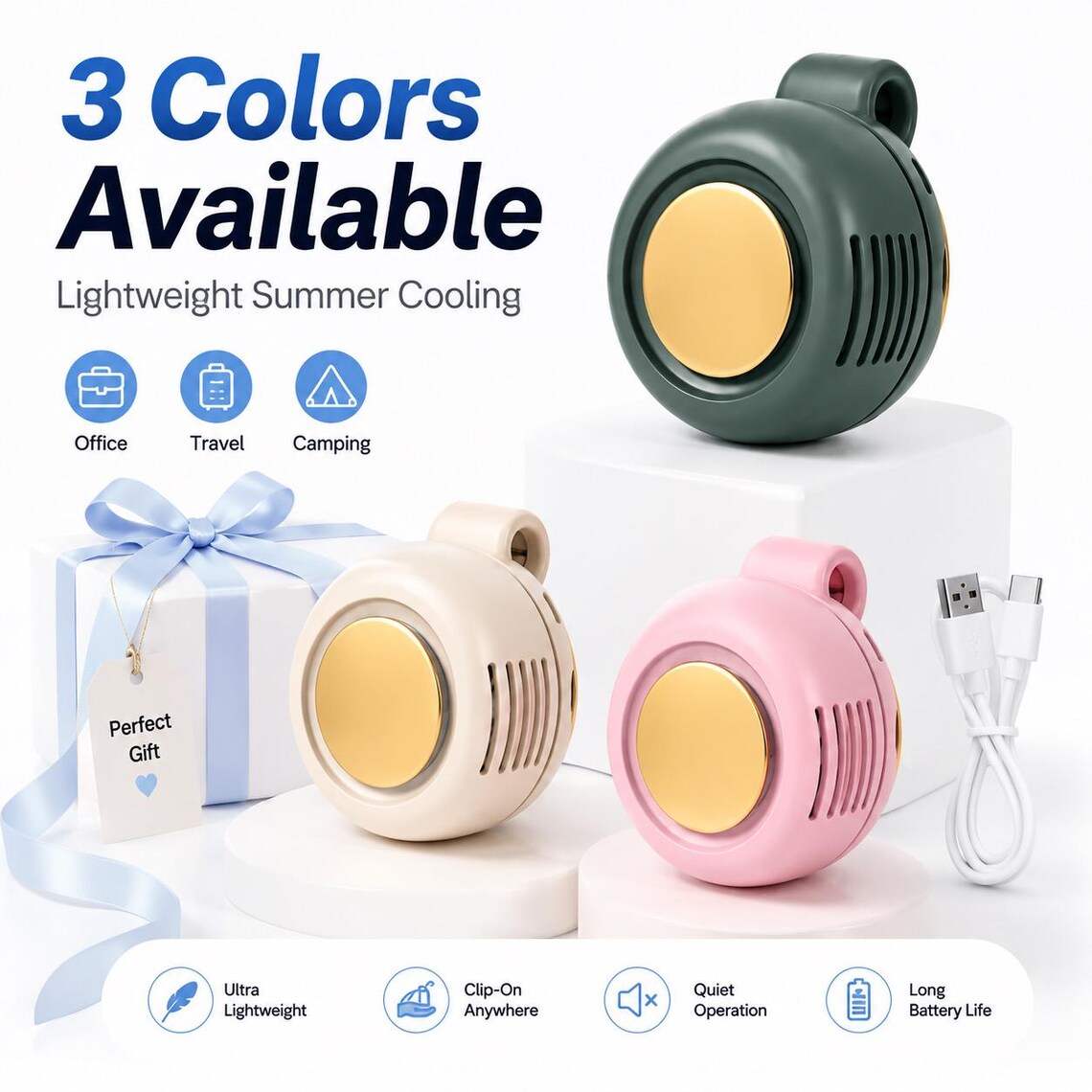 Wearable Cooling Fan For Summer