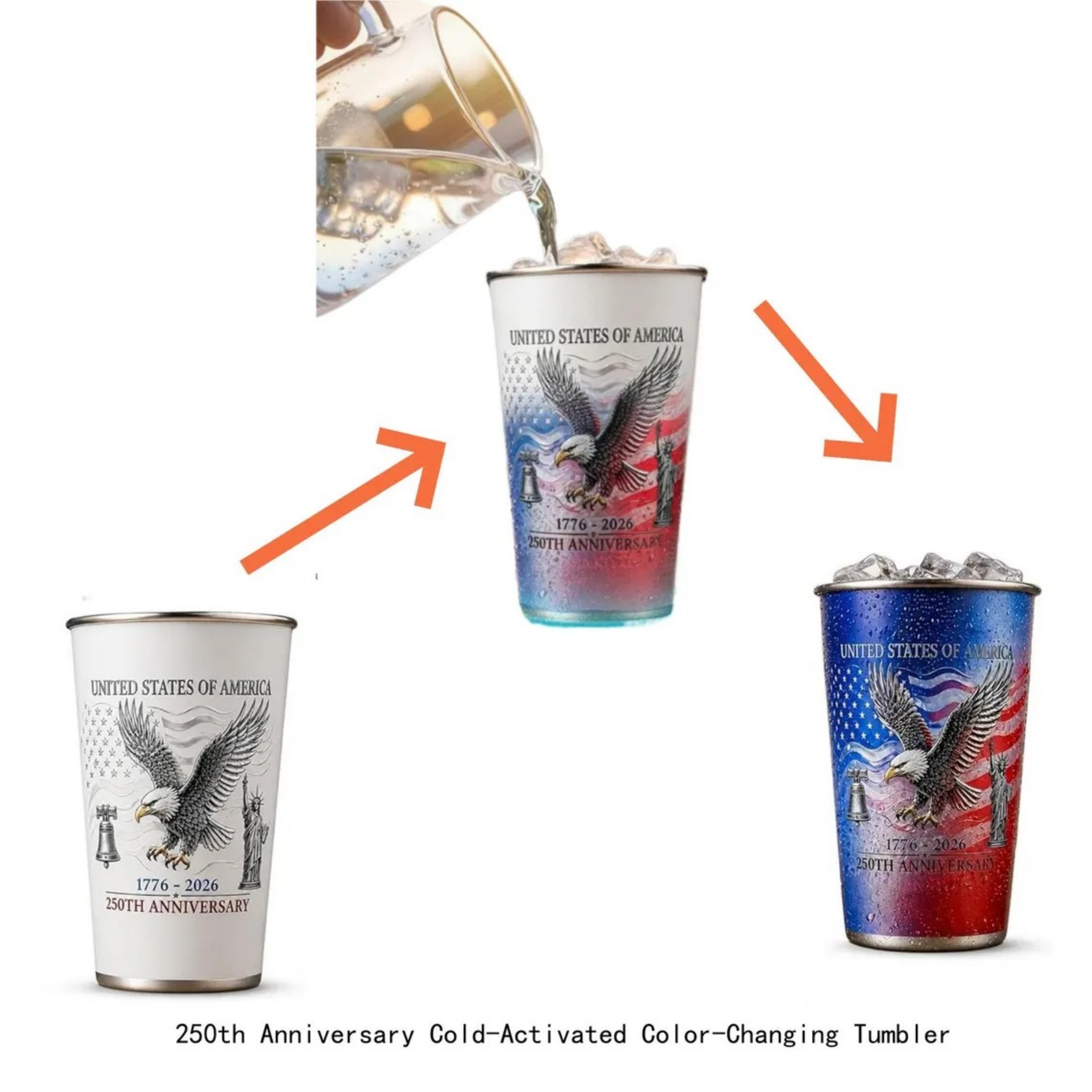 250th Anniversary Color Changing Tumbler