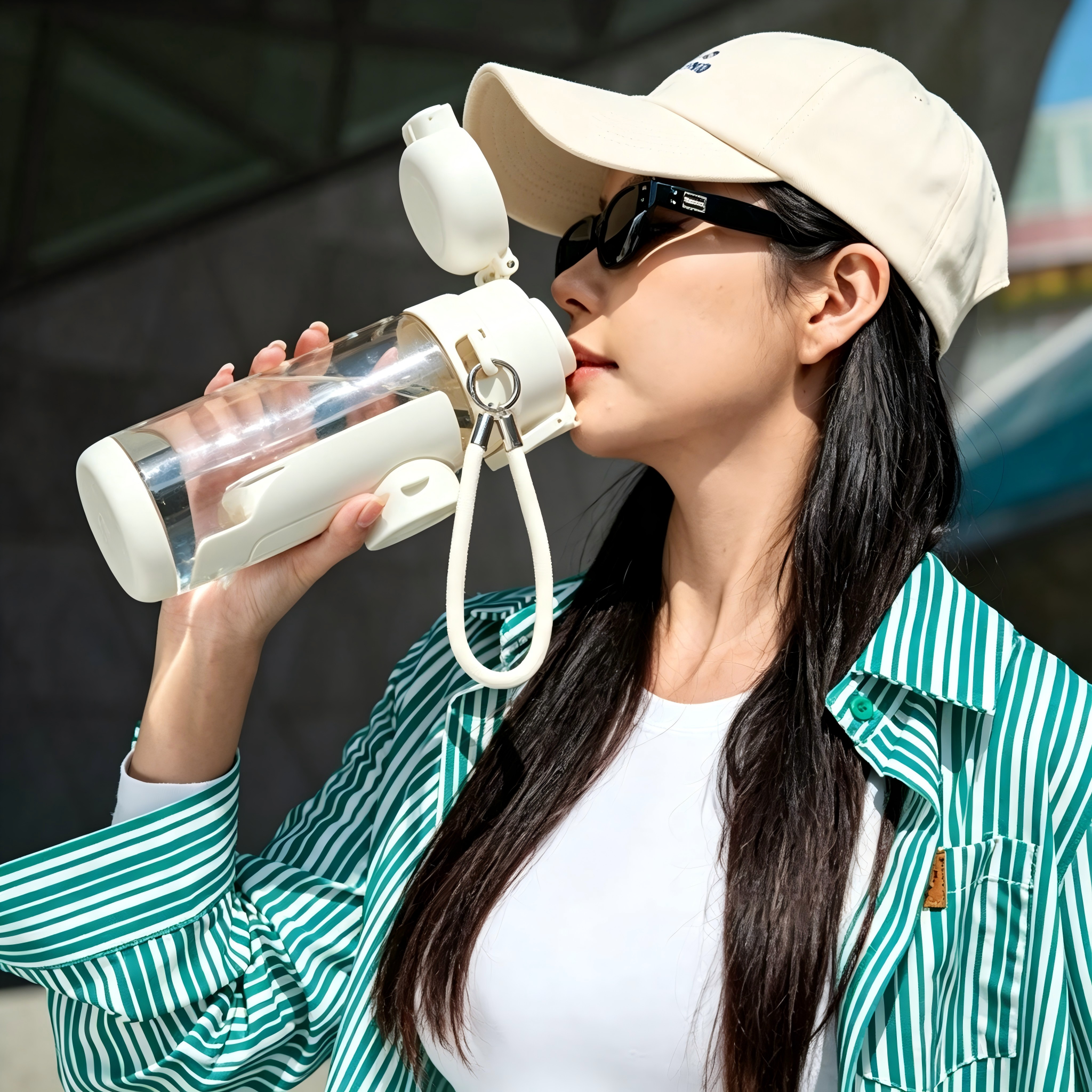 3-in-1 Cooling Fan Water Bottle