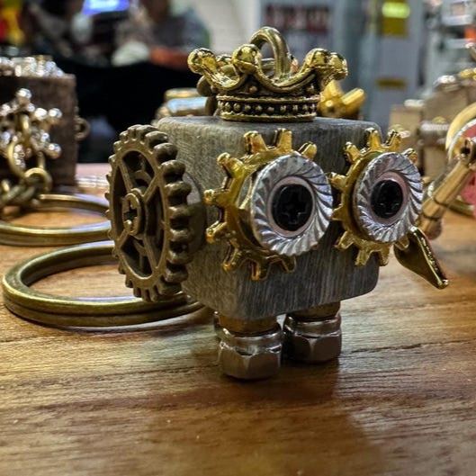 Handmade Royal Guard Robot Keychain