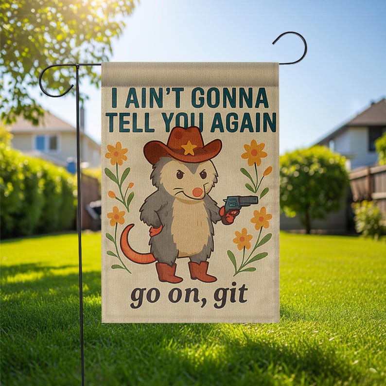 🔥Funny No Soliciting Garden Flags