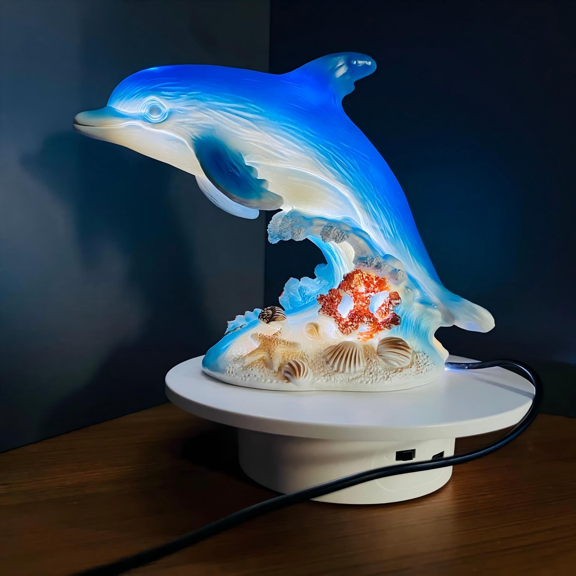 🐬🌊Ocean Wave Dolphin LED Table Lamp✨