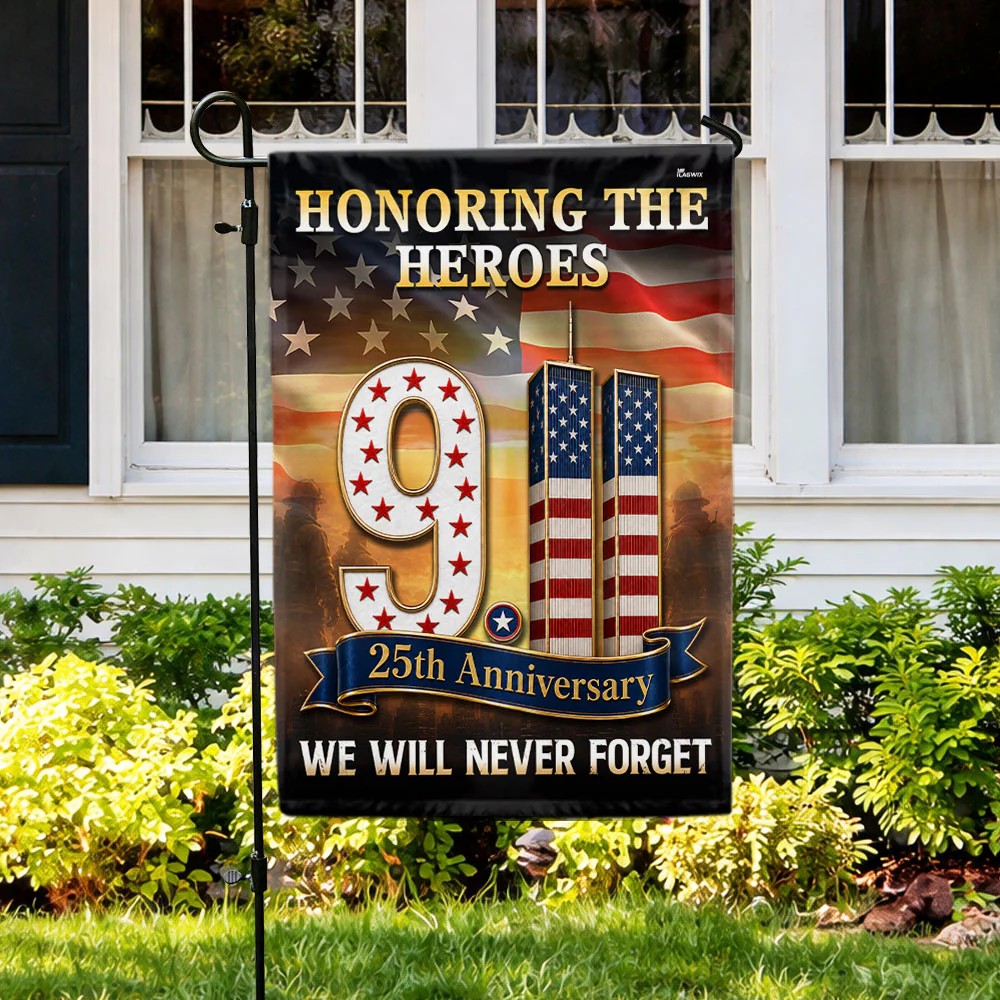 🇺🇸911 Patriot Day 25th Anniversary Double Sided Flag✨