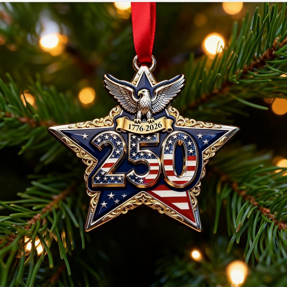 🦅America 250th Anniversary Ornament