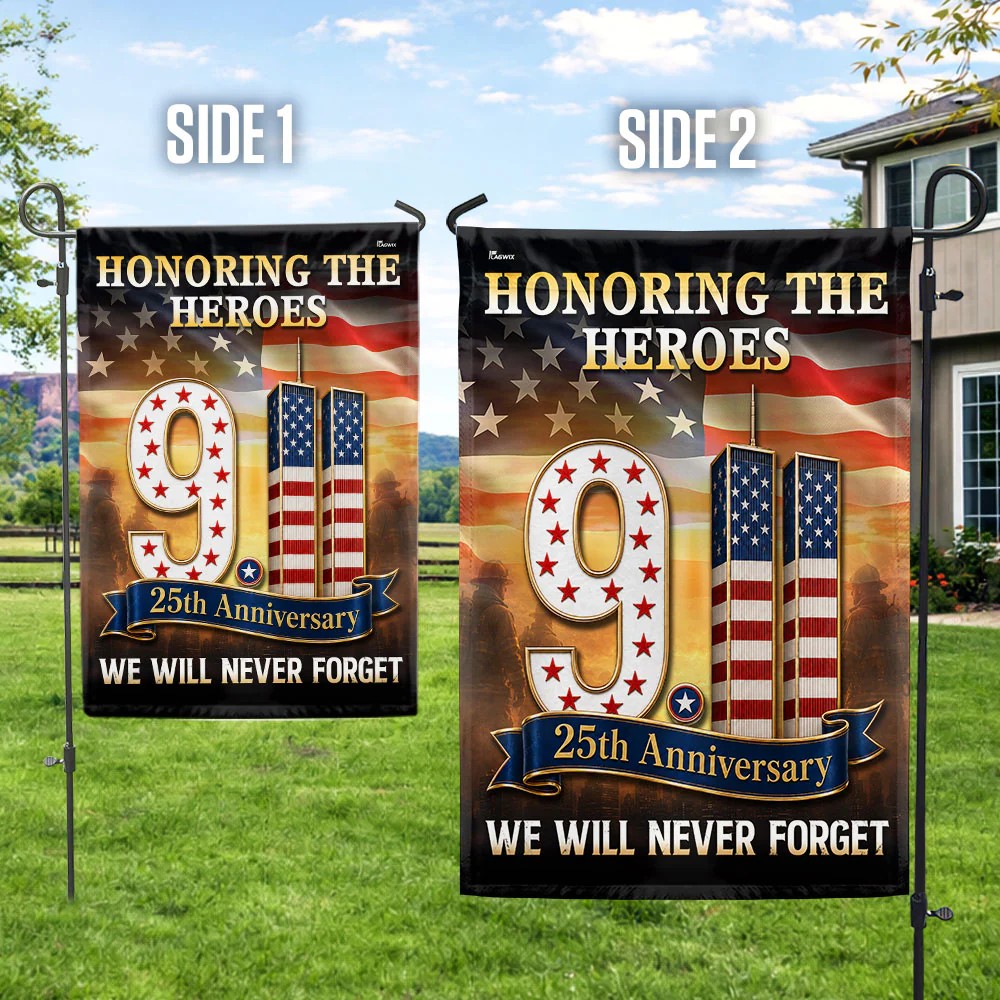 🇺🇸911 Patriot Day 25th Anniversary Double Sided Flag✨
