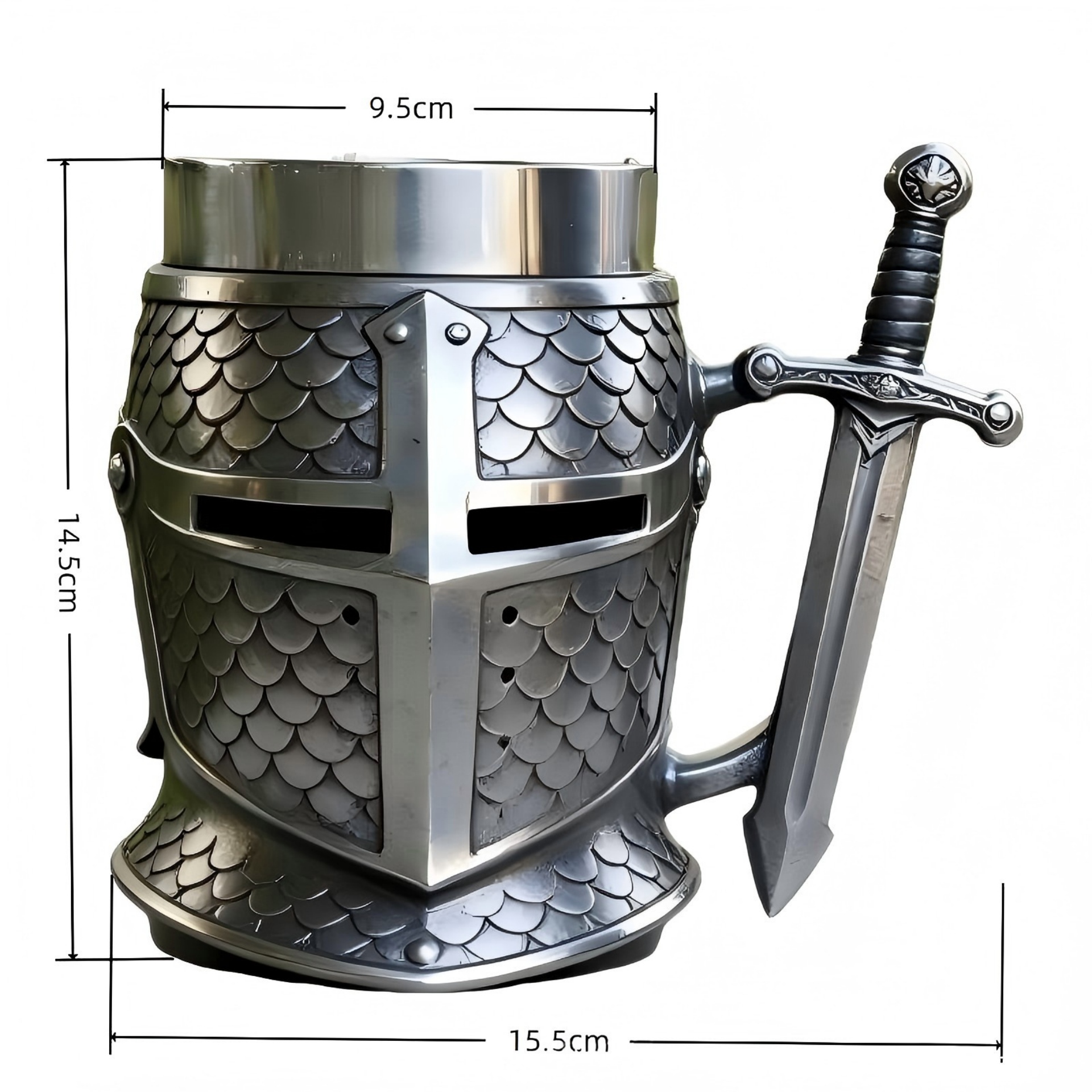 Knight's Helmet Tankard: Drink Like a Medieval Warrior