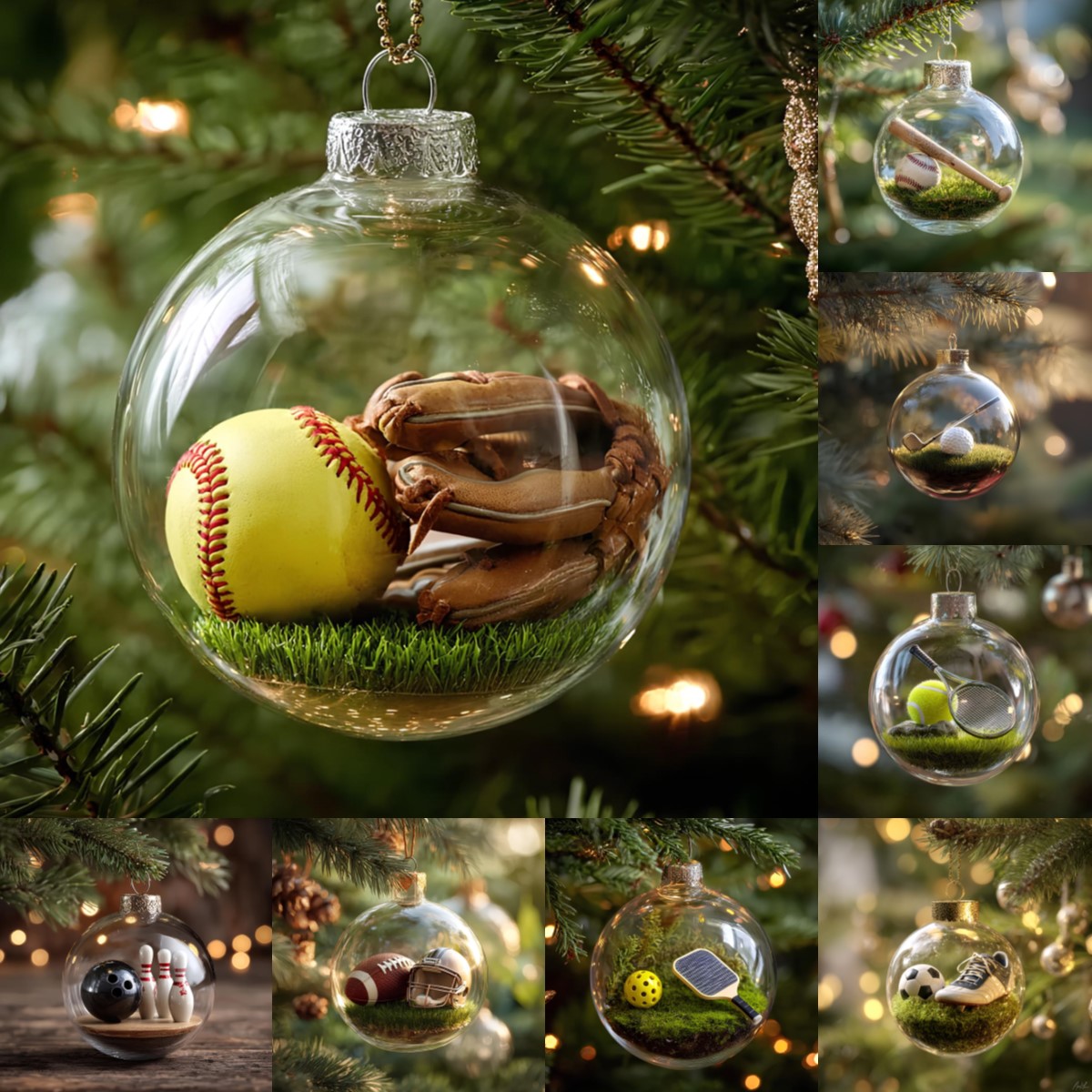 🎁LAST DAY 50% OFF-⚾Sports Holiday Ornament