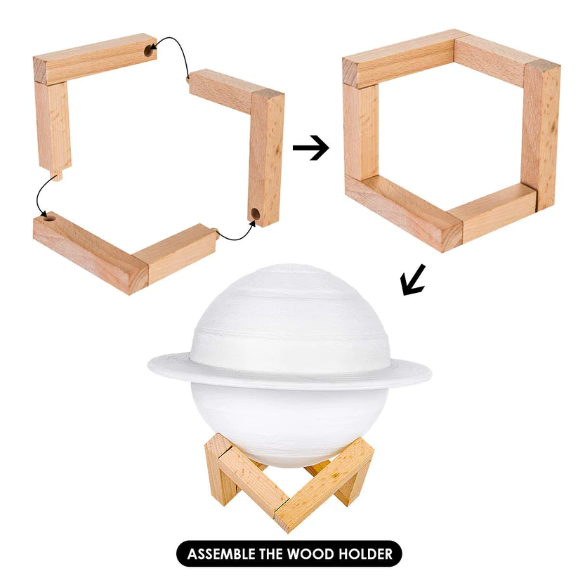 ⭐Saturn Lamp Home Decoration Night Light🌃