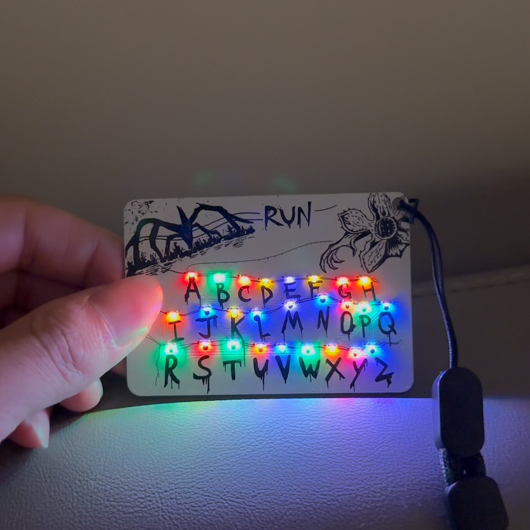 Card Light Pendant – Carry the Upside Down With You!