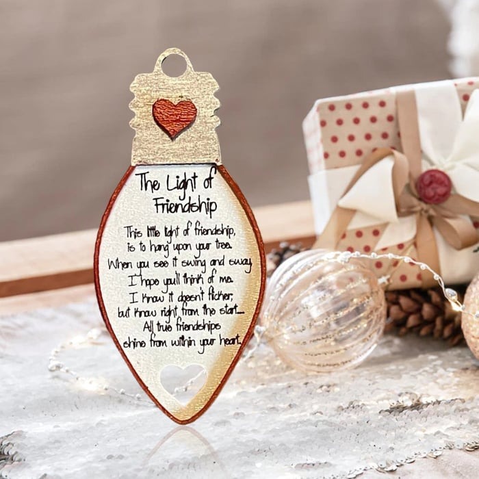 🎅CHRISTMAS FRIENDSHIP ORNAMENT GIFT🎁