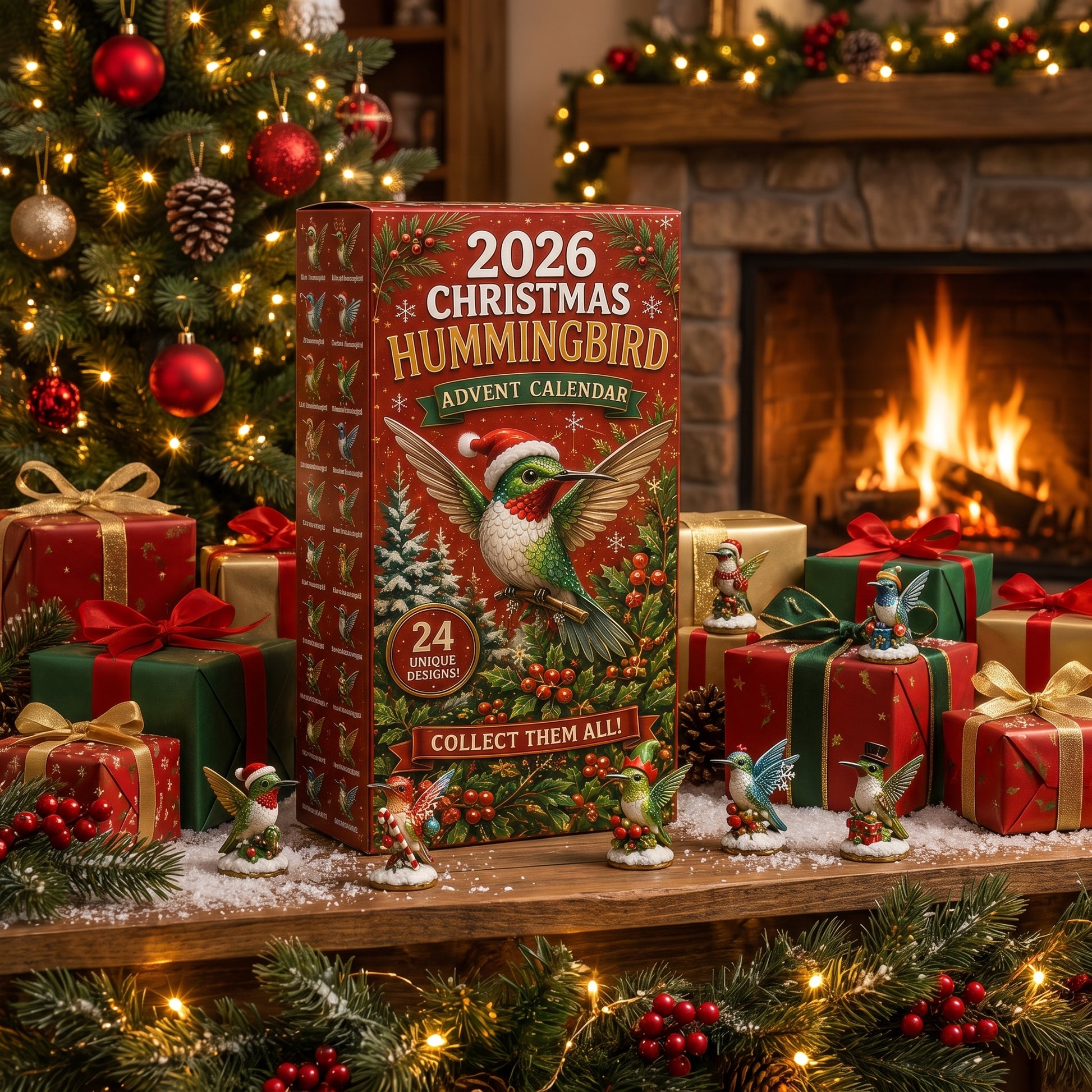 2026 Christmas Hummingbird Advent Calendar 🐦🎄