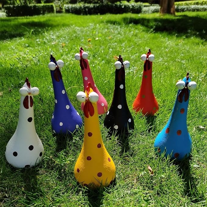 🔥HOT SAVE 50% OFF🔥🐓Silly Chicken Garden Statue🐓