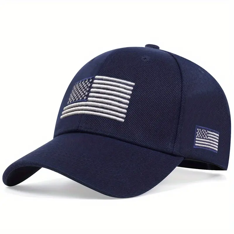 USA Flag Embroidery Baseball Cap