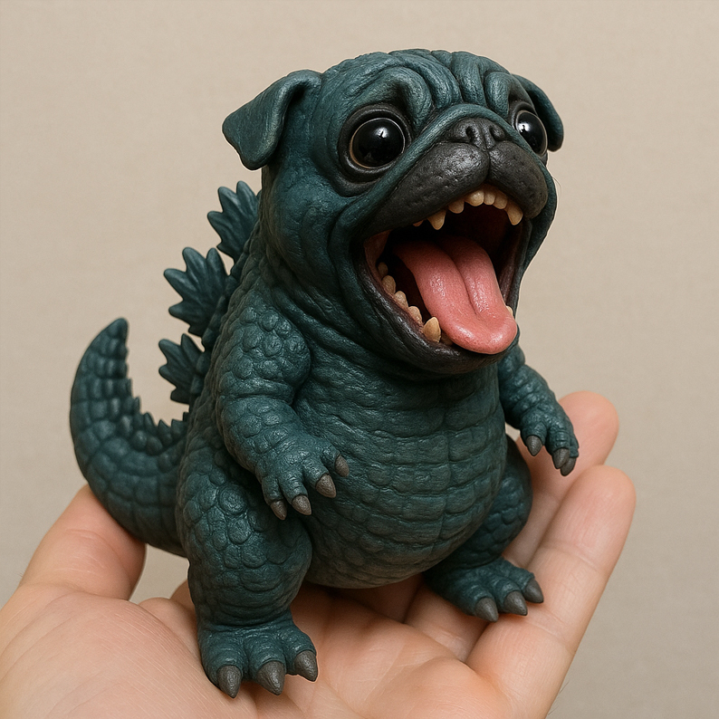 😮Monster Dog Figurine
