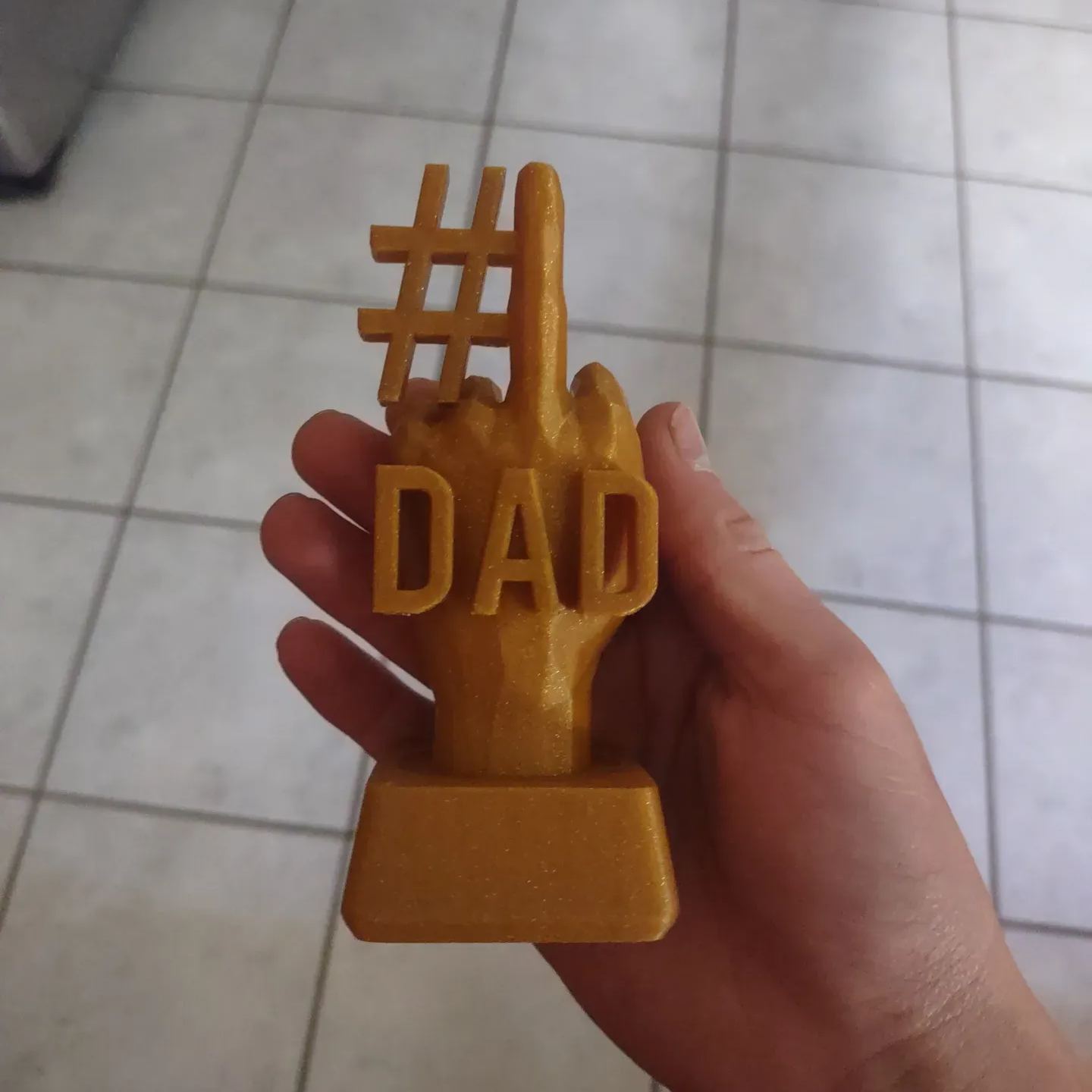 🏆🤣Funny #1 Dad Trophy