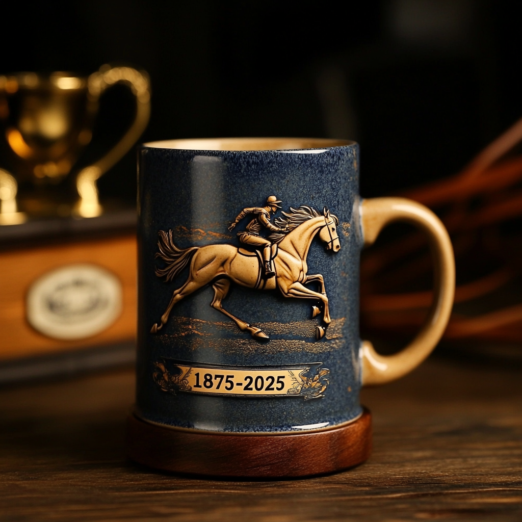 🏇"Run for the Roses" 150th Anniversary Mug