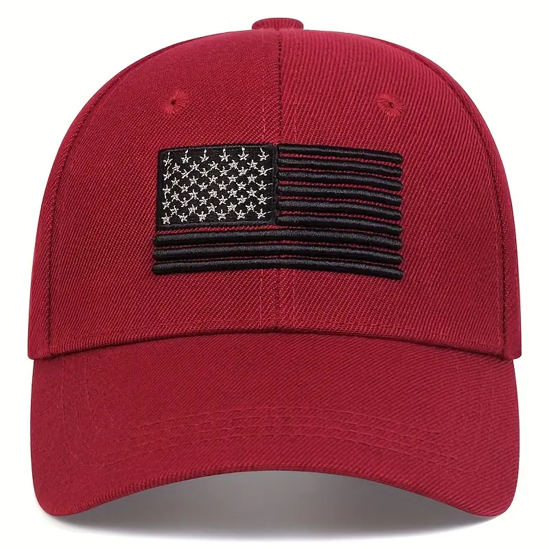 USA Flag Embroidery Baseball Cap