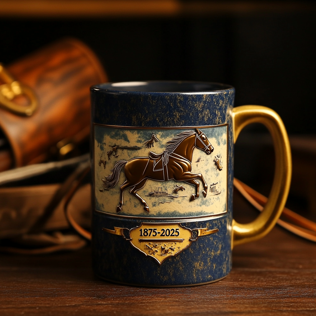 🏇"Run for the Roses" 150th Anniversary Mug