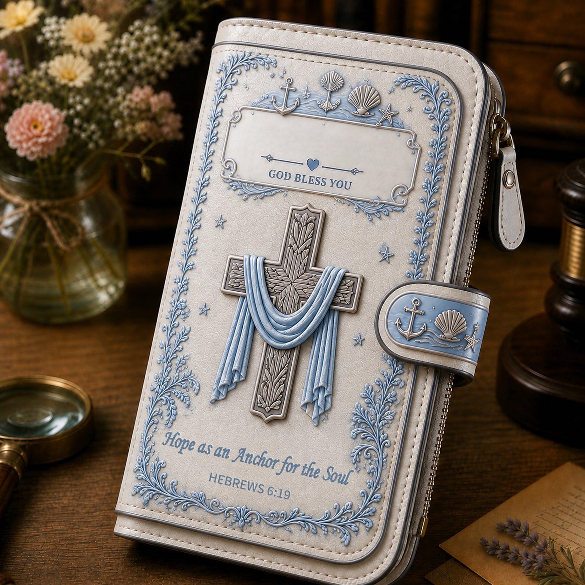 Personalized Faith Over Fear Wallet-Custom Name Faith Organizer