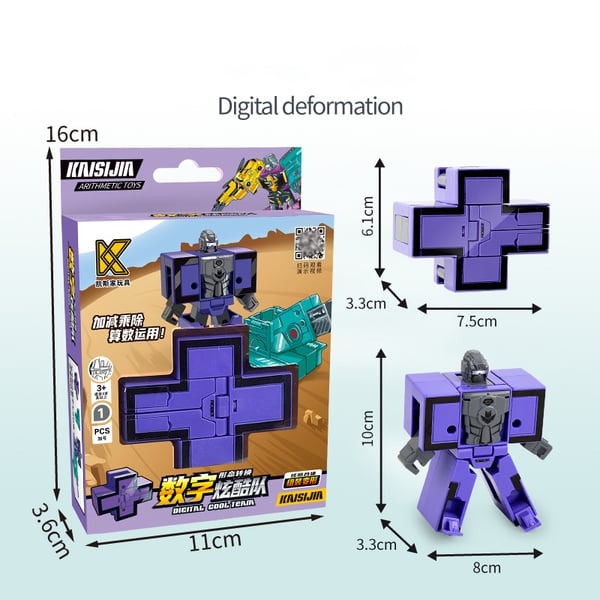 🎁Number Transforming Toy Car Robot🎁🔥BUY $40 🛩️Free Shipping