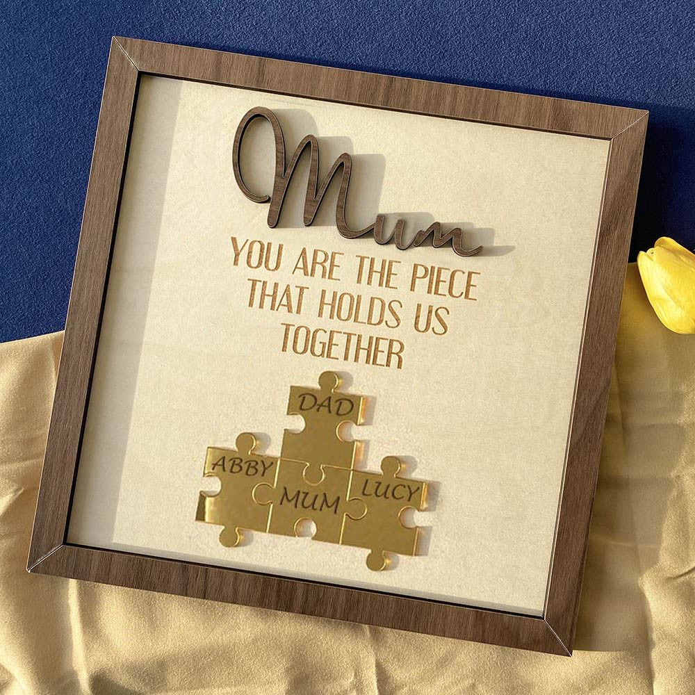 💐MOTHER'S DAY PRE-SALE💝Custom Wooden Puzzle Sign
