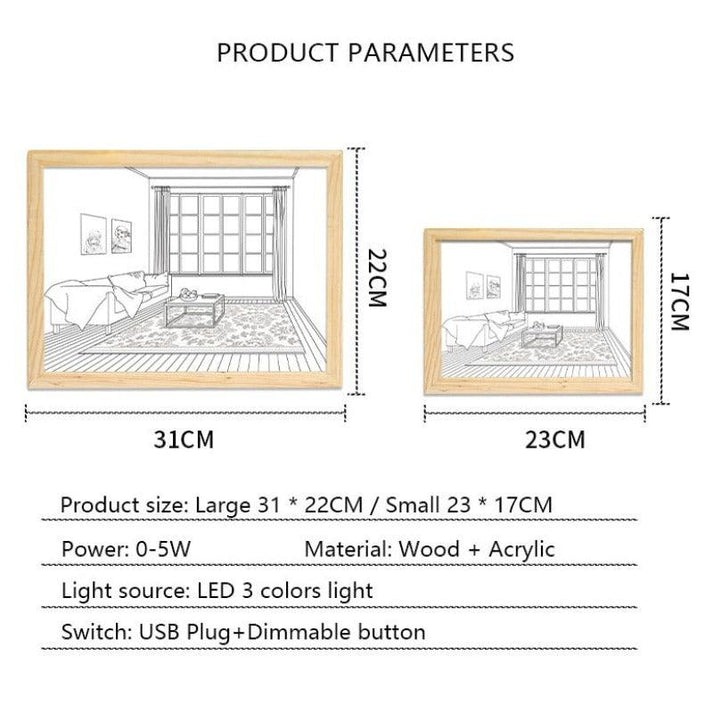 Giftopias™- Luminous Painting Wall Art