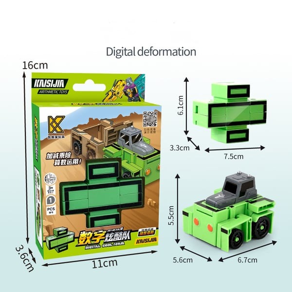 🎁Number Transforming Toy Car Robot🎁🔥BUY $40 🛩️Free Shipping