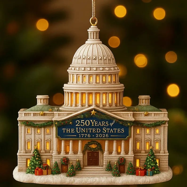 US 250th Anniversary Ornament