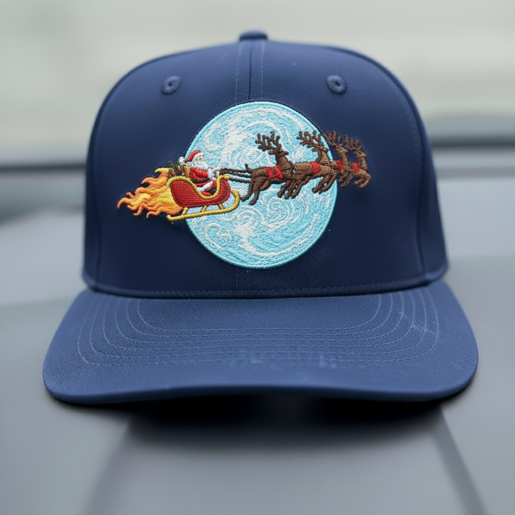 🎅🌍 Christmas Embroidery Baseball Cap