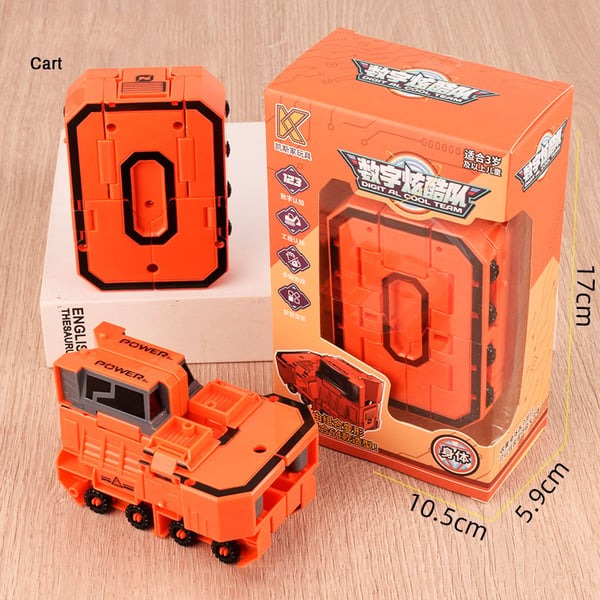 🎁Number Transforming Toy Car Robot🎁🔥BUY $40 🛩️Free Shipping
