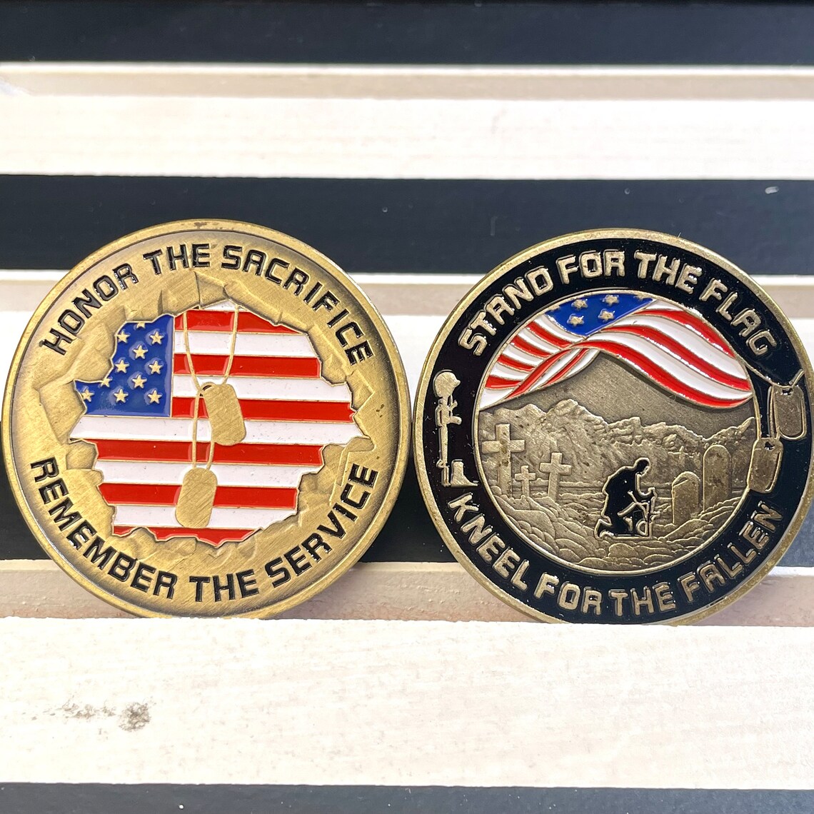 🇺🇸✨ Veteran Tribute Challenge Coins